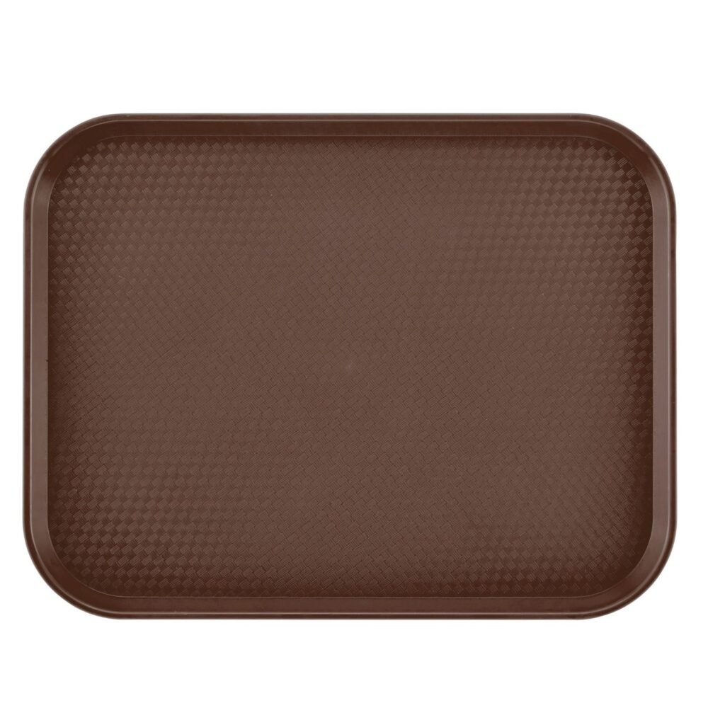 Padėklas iš polipropileno fast food, vidutinis, Cambro, Rudas, 300x410x(H)19mm