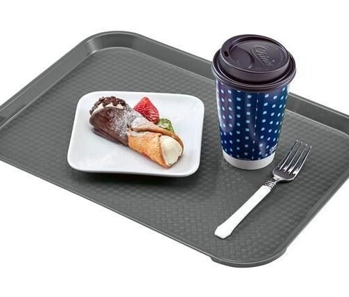 Padėklas iš polipropileno fast food, didelis, Cambro, Mėlynas, 355x457x(H)21mm