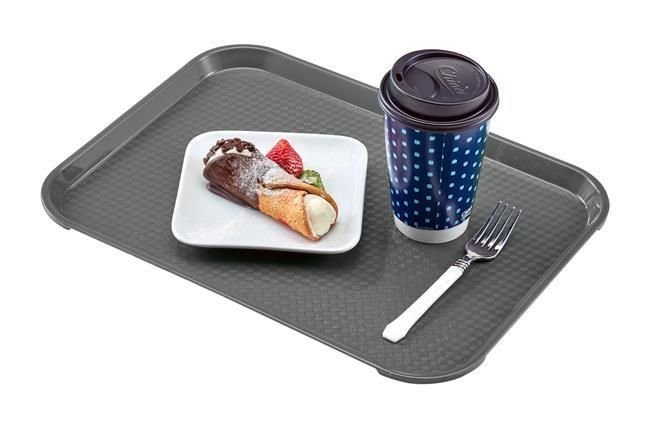 Padėklas iš polipropileno fast food, didelis, Cambro, Mėlynas, 355x457x(H)21mm