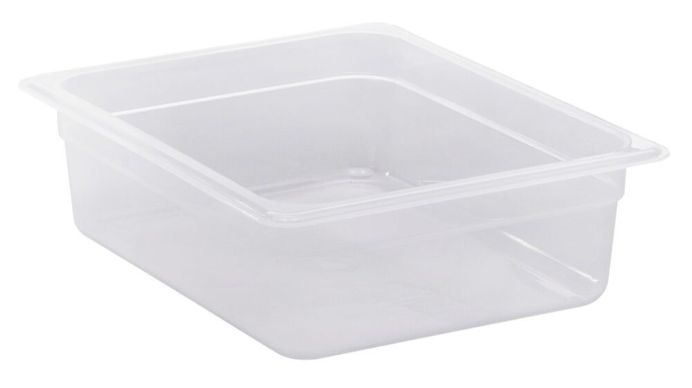 Konteineris GN 1/2 iš skaidraus polipropileno, Cambro, GN 1/2, 5,9L, Permatomas, 325x260x(H)100mm