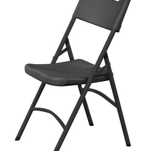 Kėdė išvažiuojamiesiems pokyliams, AmerBox, maks. apkrova 175 kg., Juodas, 540x440x(H)840mm