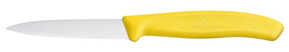 Dantytas daržovių peilis, Victorinox, Geltonas, (L)190mm