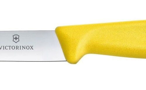 Daržovių peilis lygus, Victorinox, Geltonas, (L)212mm