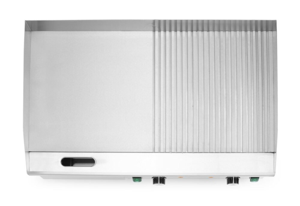 Grilis, pusiau plokščias, pusiau briaunuotas, HENDI, Budget Line, 400V/4400W, 720x460x(H)241mm