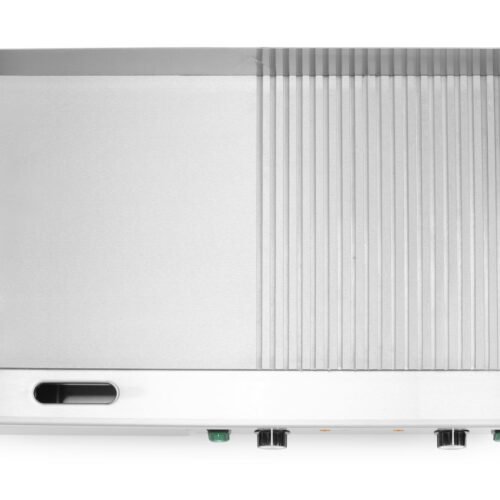 Grilis, pusiau plokščias, pusiau briaunuotas, HENDI, Budget Line, 400V/4400W, 720x460x(H)241mm