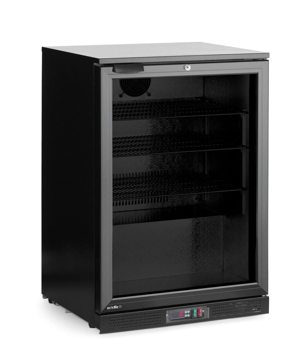Vienerių durų baro šaldytuvas, Arktic, 105L, Juodas, 220-240V/120W, 600x530x(H)870mm
