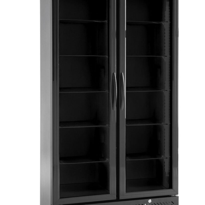 Dviejų durų baro šaldytuvas, Arktic, 384L, Juodas, 220-240V/365W, 900x530x(H)1820mm