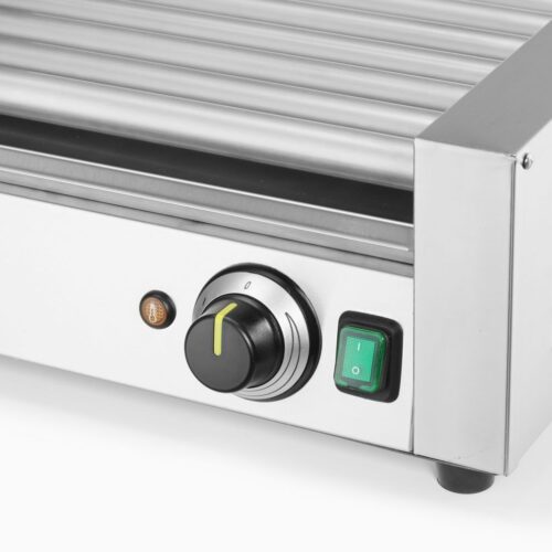 Dešrelių kepimo grilis, 1 zona su energiją taupančiu dangčiu, HENDI, 230V/790W, 566x450x(H)259mm