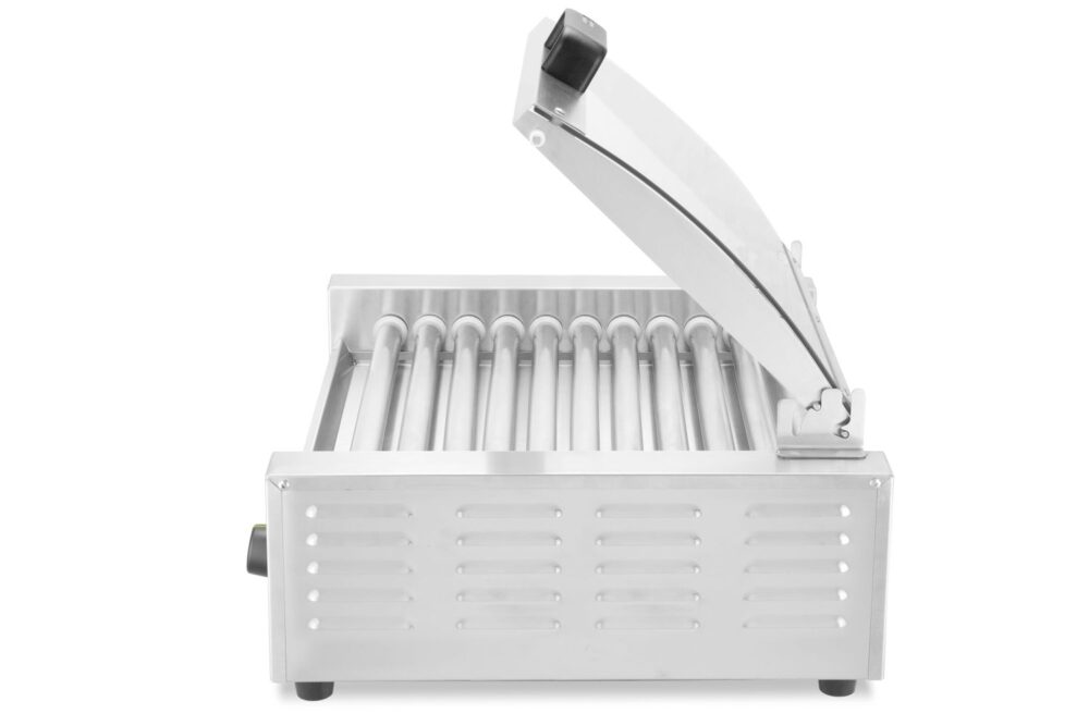 Dešrelių kepimo grilis – 2 zonos su energiją taupančiu dangčiu, HENDI, 220-240V/980W, 566x527x(H)259mm