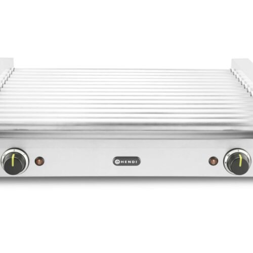 Dešrelių kepimo grilis XL – 2 zonų, HENDI, Sidabro, 220-240V/2000W, 732x590x(H)168mm