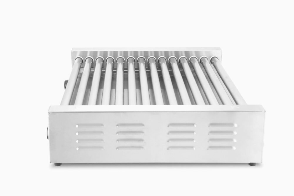 Dešrelių kepimo grilis XL – 2 zonų, HENDI, Sidabro, 220-240V/2000W, 732x590x(H)168mm