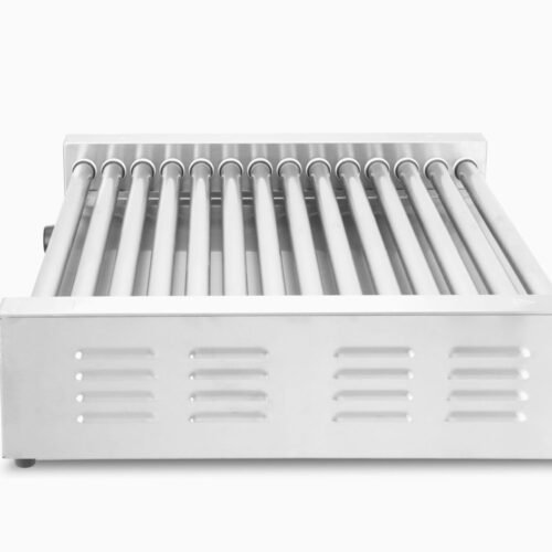 Dešrelių kepimo grilis XL – 2 zonų, HENDI, Sidabro, 220-240V/2000W, 732x590x(H)168mm