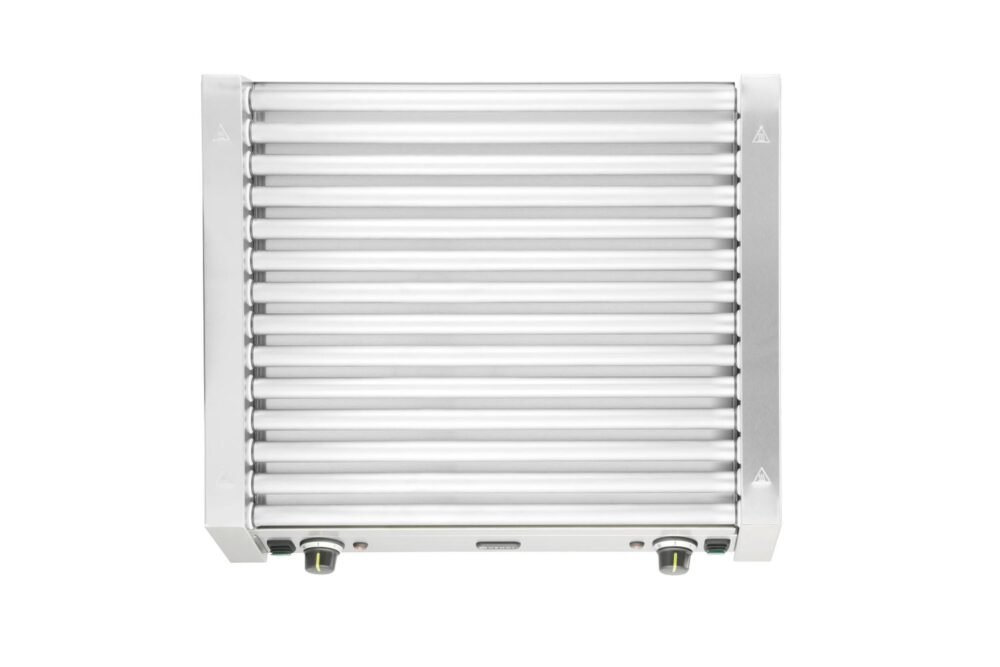 Dešrelių kepimo grilis XL – 2 zonų, HENDI, Sidabro, 220-240V/2000W, 732x590x(H)168mm