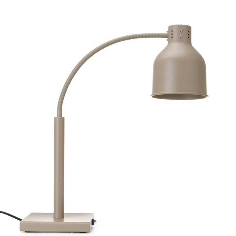 Lanksti patiekalams šildyti lempa, HENDI, Smėlio spalvos, 220-240V/250W, 268x203x(H)660mm