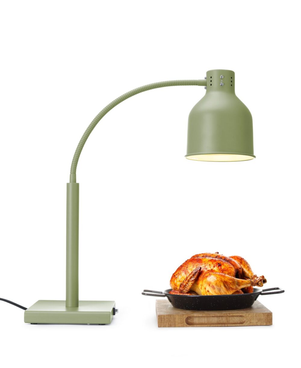 Lanksti patiekalams šildyti lempa, HENDI, Žalia, 220-240V/250W, 268x203x(H)660mm