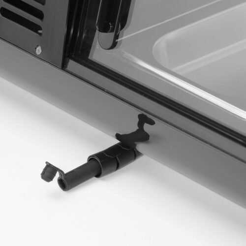 Suši vitrina, Arktic, Į rinkinį įtrauktos talpyklos: 4x GN 1/3 (H) 40 mm., GN 1/3, Juodas, 220-240V/190W, 1177x426x(H)296mm