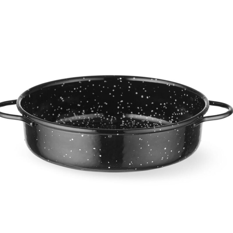 Gili, emaliuota keptuvė „fuente“, HENDI, Juodas, ⌀140x(H)45mm