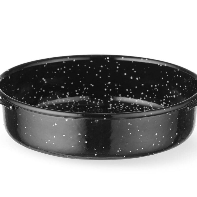 Gili, emaliuota keptuvė „fuente“, HENDI, Juodas, ⌀160x(H)45mm