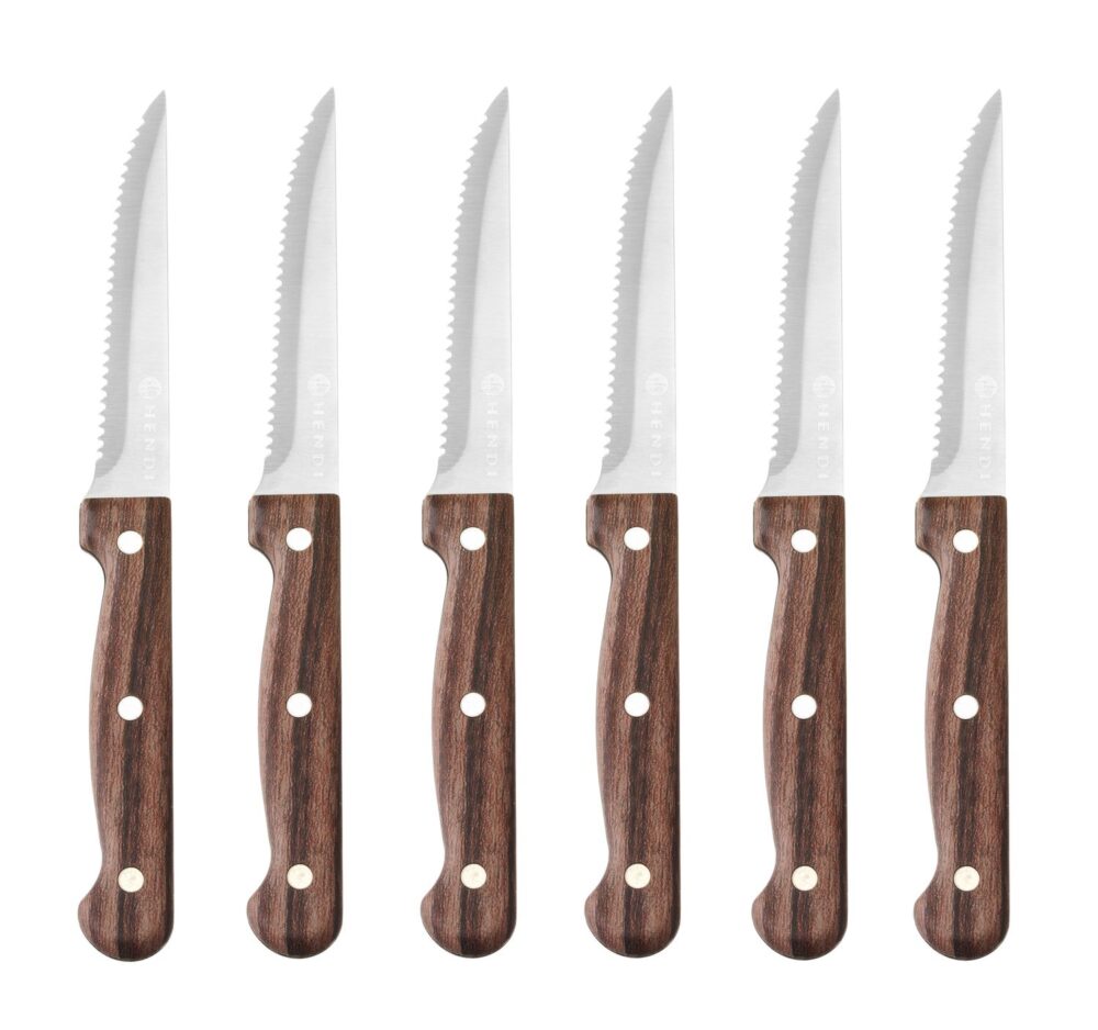 Peiliai didkepsniams - 6 vnt., HENDI, Profi Line, Rudas, 6 vnt., (L)210mm
