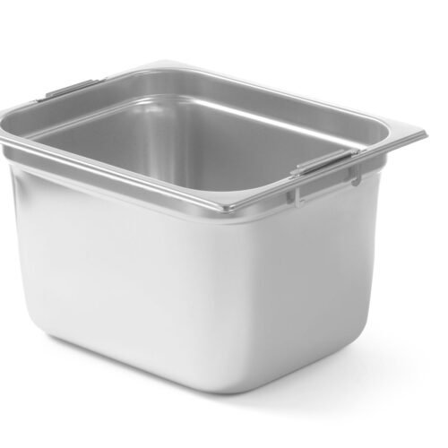 GN konteineris su ištraukiamomis rankenomis, HENDI, GN 1/2, 6,25L, 325x265x(H)100mm