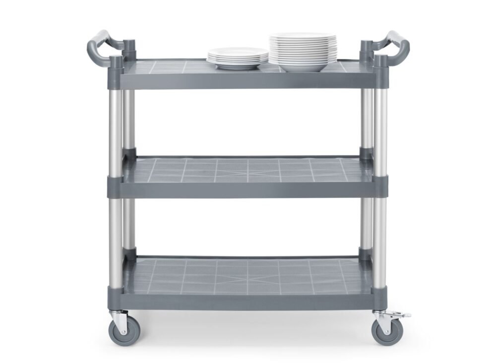 3 lentynų polipropileno vežimėlis, didelis, AmerBox, 1010x500x(H)960mm