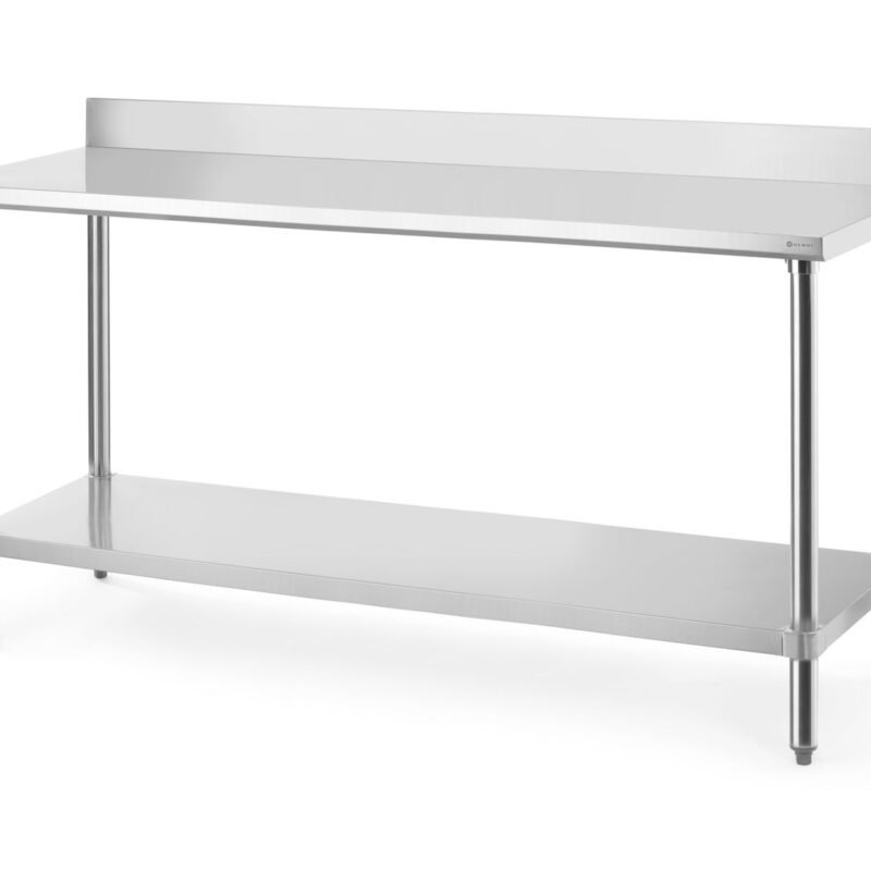 Darbo stalas su nugarėle, HENDI, Budget Line, 1800x600x(H)950mm