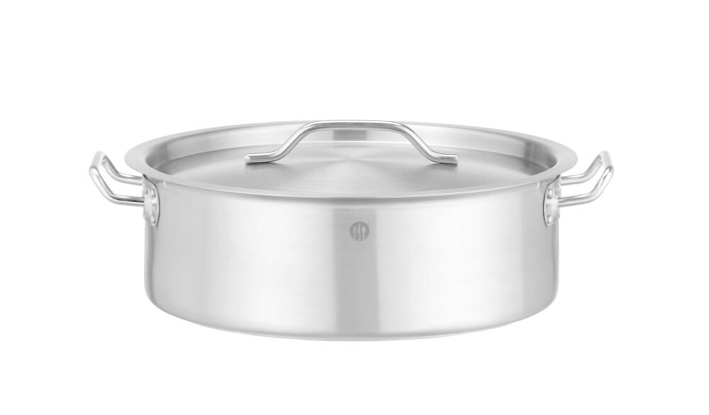 Troškinimo puodas su dangčiu, HENDI, 14,1L, ⌀360x(H)139mm