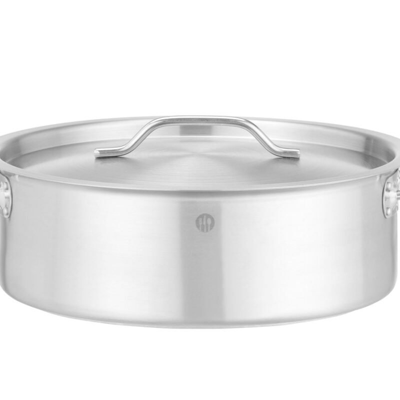 Troškinimo puodas su dangčiu, HENDI, 14,1L, ⌀360x(H)139mm