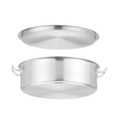 Troškinimo puodas su dangčiu, HENDI, 15,8L, ⌀380x(H)139mm