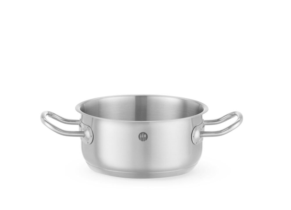 Žemas prikaistuvis – be dangčio, HENDI, Kitchen Line, 1,4L, ⌀160x(H)75mm