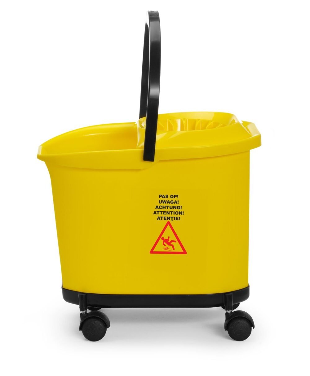 Šluostės kibiras, HENDI, 16L, Geltonas, 405x296x(H)340mm