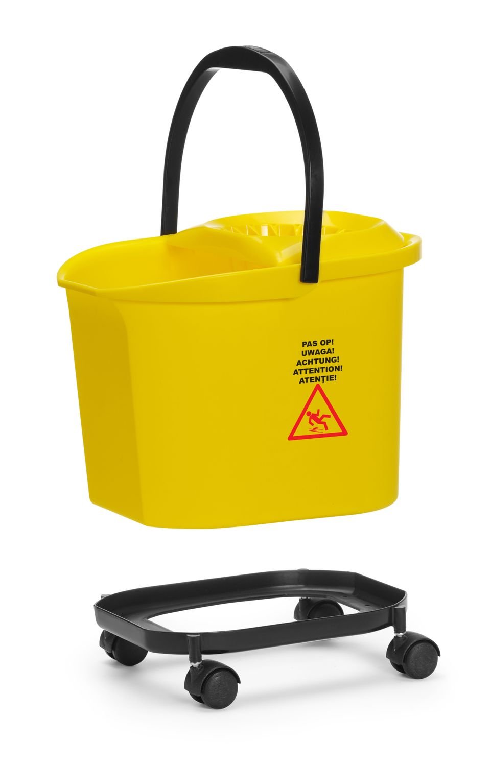 Šluostės kibiras, HENDI, 16L, Geltonas, 405x296x(H)340mm