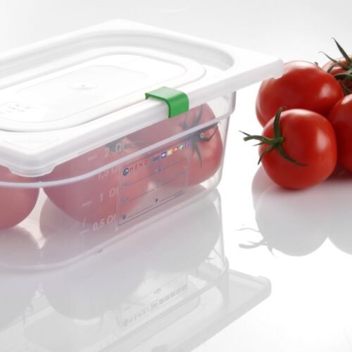Gastro talpyklų GN RVASVT, pagamintų iš polipropileno, segikliai, HENDI, Žalia, 12 vnt