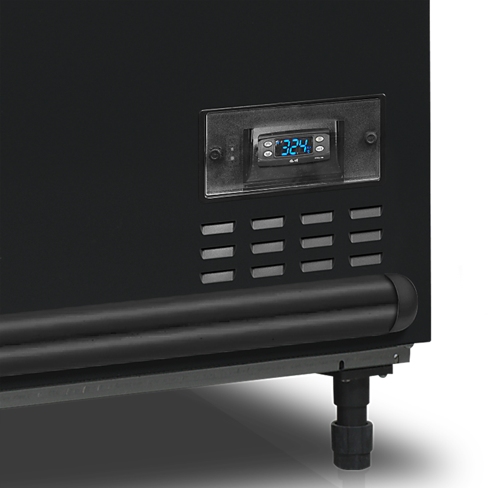 Black Supermarket Cooler / Freezer SFI250B-CF VS