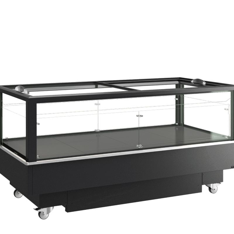 Juodas impulsinis šaldytuvas/šaldiklis EIB-D1020-B1