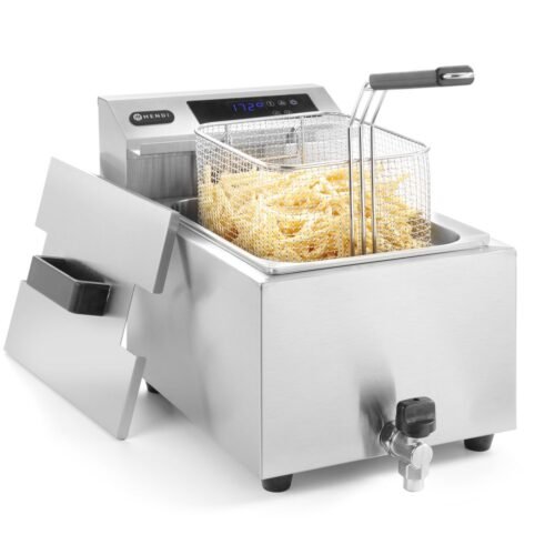 Gruzdintuvė su skaitmeniniu skydeliu Profi Line su išleidimo kraneliu 8 l, HENDI, Profi Line, 8L, 230V/3500W, 305x515x(H)345mm
