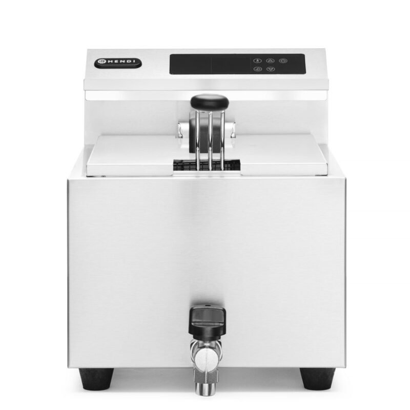 Gruzdintuvė su skaitmeniniu skydeliu Profi Line su išleidimo kraneliu 8 l, HENDI, Profi Line, 8L, 230V/3500W, 305x515x(H)345mm