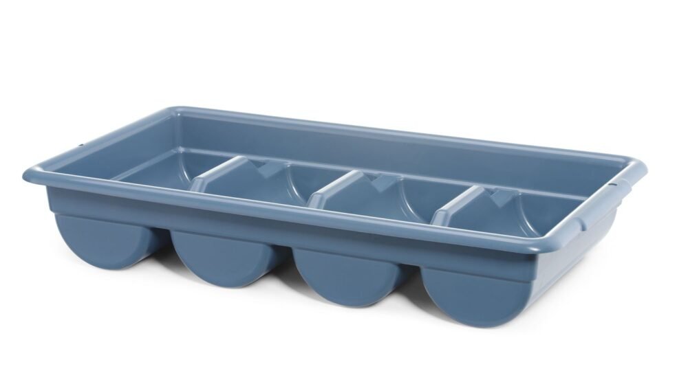 Stalo įrankių rinkinys su padėklu, HENDI, Mėlynas, 525x300x(H)95mm, rettangolare