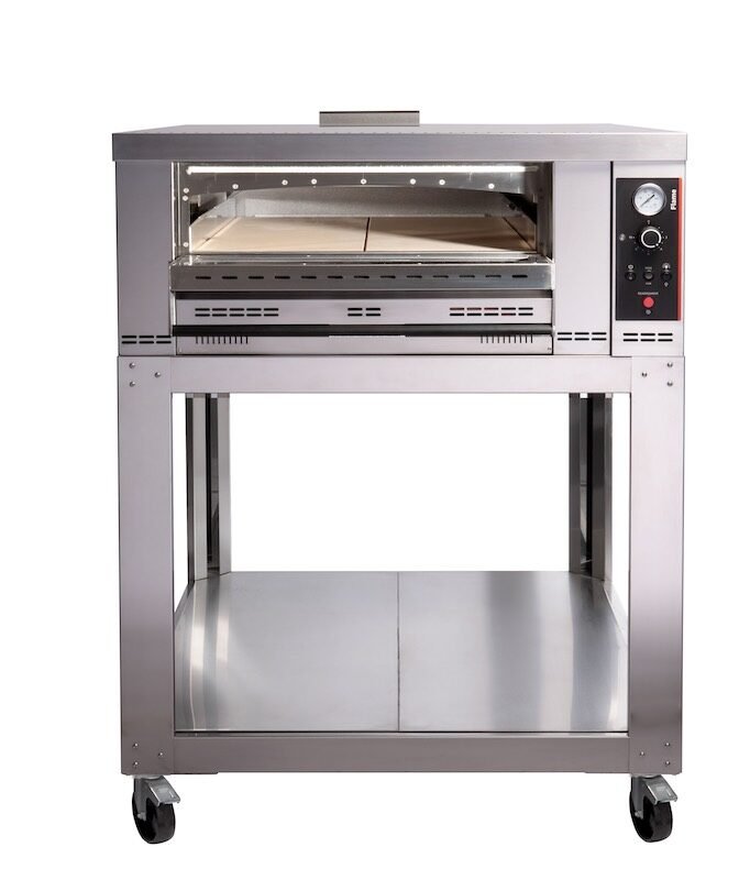 PIZZA GROUP FLAME6L - Dėklo tipo dujinė picų krosnelė