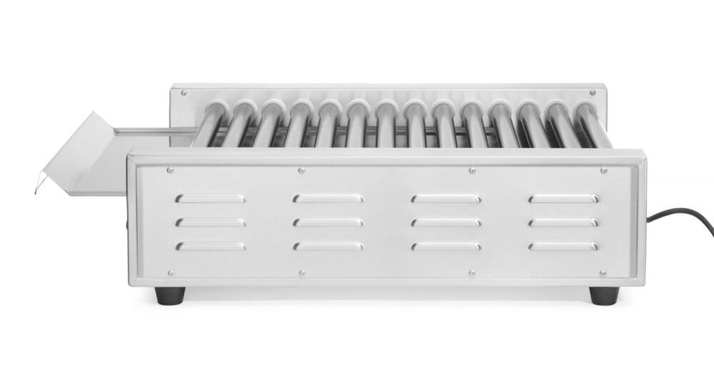 Dviejų zonų ritininis dešrelių grilis, HENDI, 14 ritinėlių, 230V/1480W, 520x650x(H)176mm