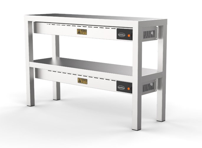 OVERSHELF CERAMIC HEATED 2 LEVELS 1400  8 HEATERS OF 250W