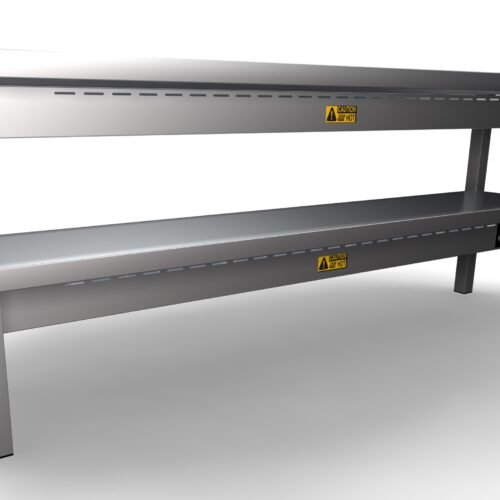 OVERSHELF CERAMIC HEATED 2 LEVELS 1600  8 HEATERS OF 250W