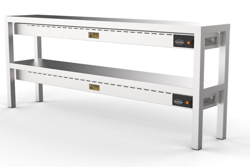 OVERSHELF CERAMIC HEATED 2 LEVELS 2000  12 HEATERS OF 250W