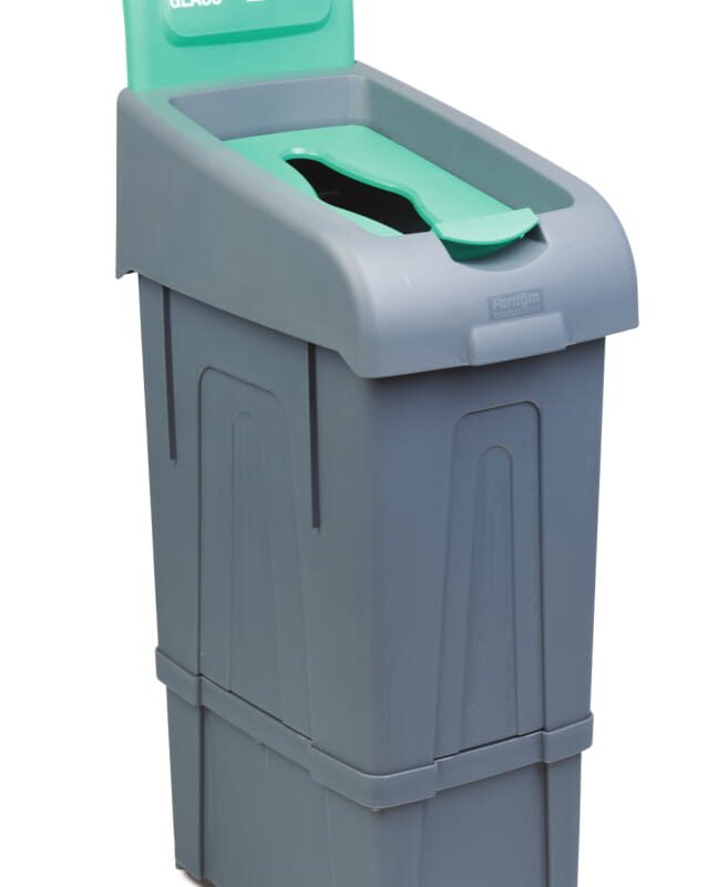 RECYCLING WASTE BIN GLASS