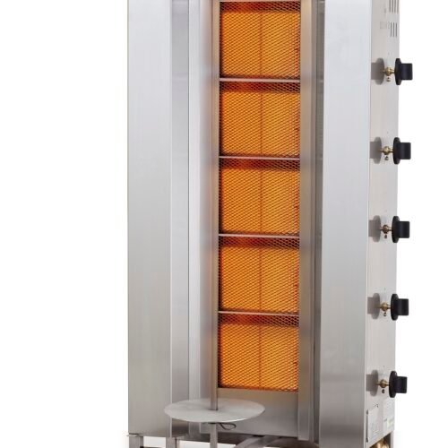 GYROS GRILL GAS MOTOR ON TOP 5 HEATING ZONES