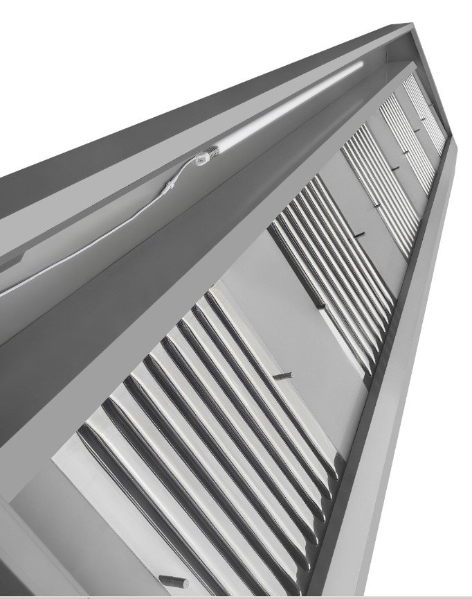 900 WALL-MOUNTED HOOD COMPLETE 3000 *TRANSPORT ON REQUEST*