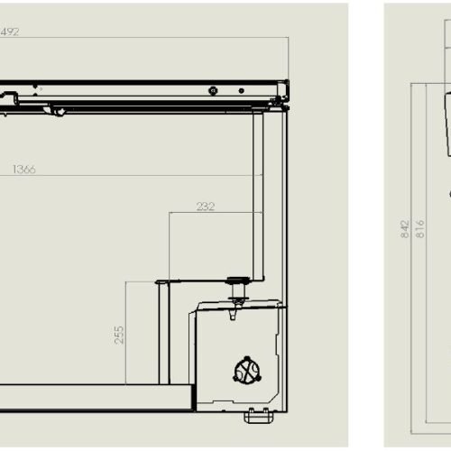 CHEST FREEZER SS COVER 469 L
