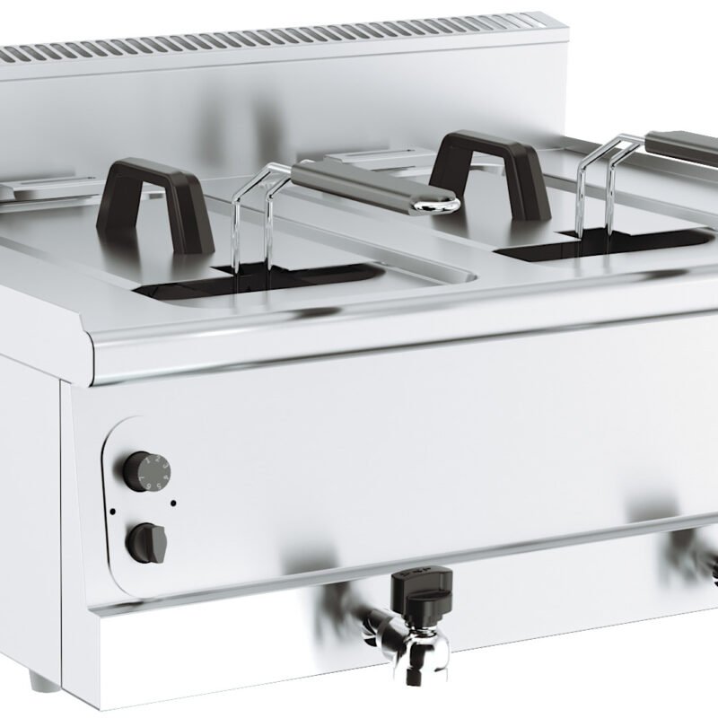 BASE 600 GAS FRYER 2X8L  **ATTENTION, 800MM WIDTH**
