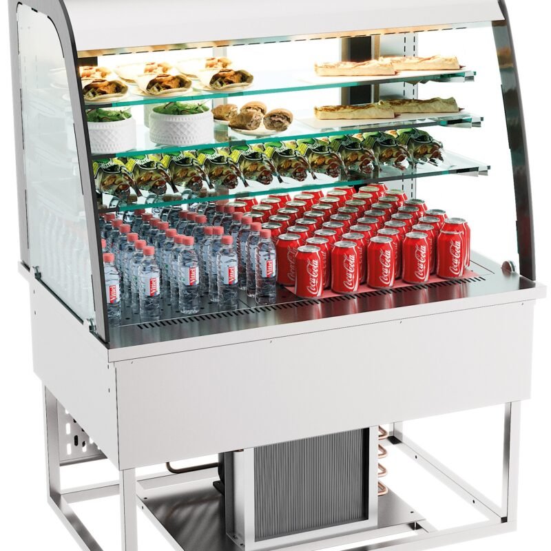 DROP-IN REFRIGERATED DISPLAY 140L OPEN FRONT