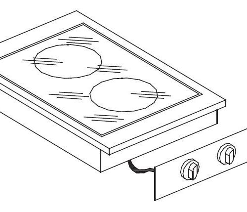 CERAMIC RANGE 2 ZONES